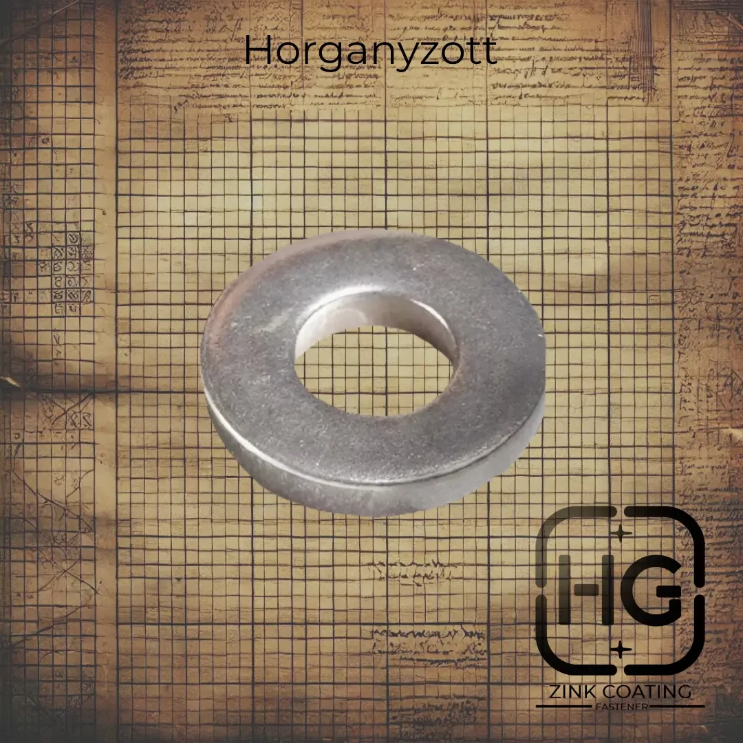 M5 Horganyzott vastag lapos alátét, DIN 7349A szabványú