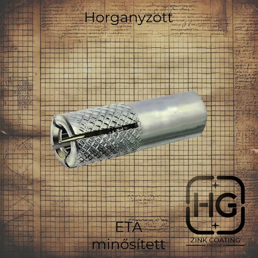 M6 Horganyzott ETA minősített acéldübel