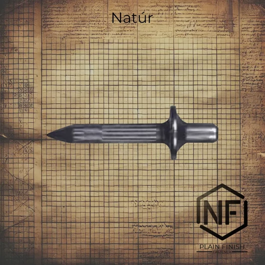 4,2 x 14 mm Natúr felületű beütőszeg